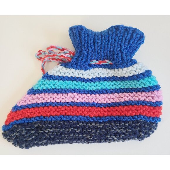 Knitted Multicolor Women's Booties Hand Made Multi Color Reading Socks - Picture 3 of 10